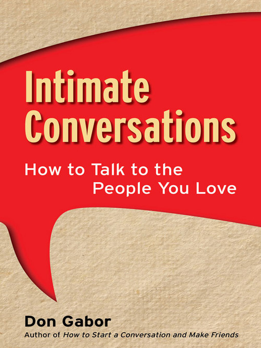 Title details for Intimate Conversations by Don Gabor - Available